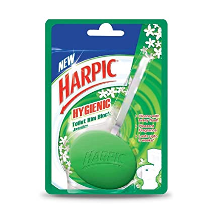 Harpic Hygienic Toilet Rim Block Jasmine 26g